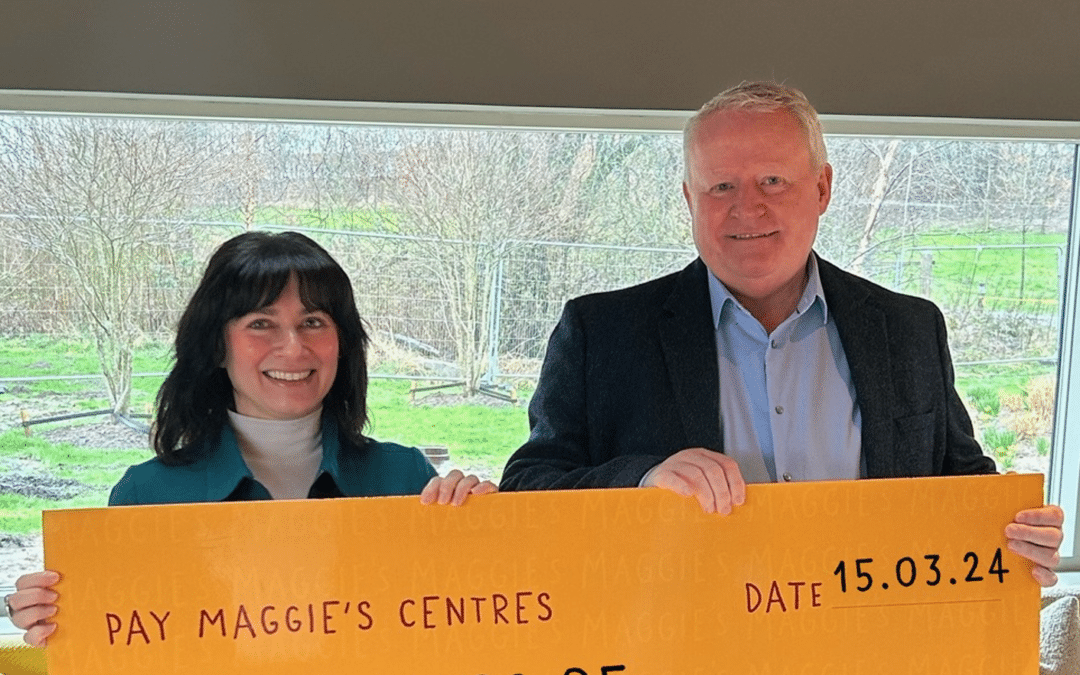 Cheque Presentation to Maggie’s, Forth Valley